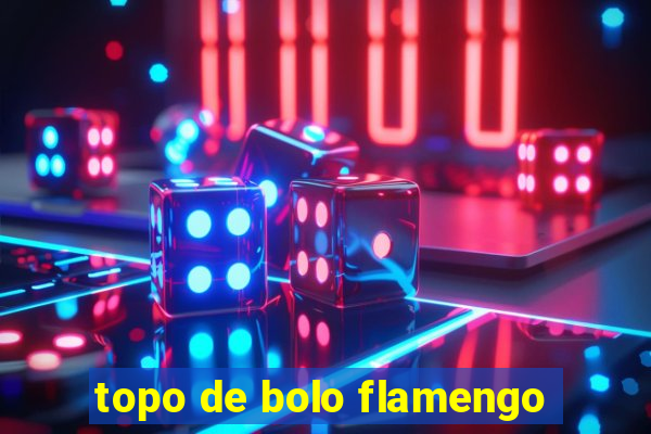 topo de bolo flamengo